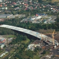 Výstavba mosta – pohľad zhora