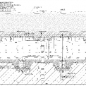 Obr. 2 – Příčný řez tunelu budovaného pomocí podzemních stěn [3]