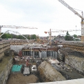 Obr. 9 – Realizace hloubených tunelů pomocí monolitických konstrukcí v místě rozpletů ramp U Vorlíků