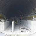 Tunelový úsek Brusnice vede od severního portálu Strahovského tunelu