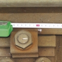 Obr. 14 – Dilatace kolejnice za opěrou OP2, naměřená dilatace 9 – 10 mm