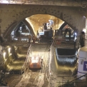 Obr. 3 – Portály tunelů během ražby (2008)