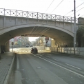 Železniční most přes Prokopovu ulici, původní stav