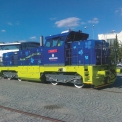Představení lokomotivy 714 811-7 na CNG s motorem CAT 3412 G na MSV v Brně v roce 2012
