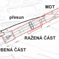 Obr. 14 – Stanice Nádraží Veleslavín – přesun technologické části stanice
