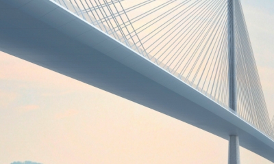 Nový zavěšený most Queensferry Crossing