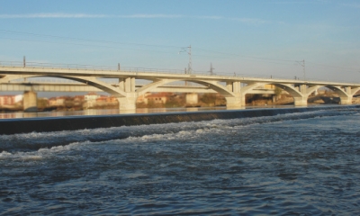 Nový železniční most přes řeku Maricu dokončen