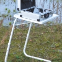 Obr. 1b – Základová stanice zobrazující přenos z palubní videokamery a telemetrii hexakoptéry.