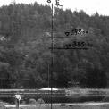 Obr. 14 – Vyměřování definitivní varianty mostu v létě 1940