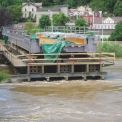 Povodně červen 2013 – pohled na mostovku NOK 1