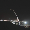 Noční betonáž mostovky SO 204 březen 2012