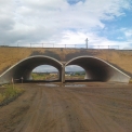 SO 203 most na přivaděči Spořice v km 0,165 – foto z výstavby