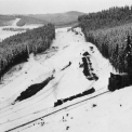 Stavba dálnice v zimě 1940 – 1941
