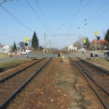 Železniční stanice Opatovice – železniční přejezd v km 16,402