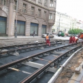 W – tram (trať na betonové desce) se zákrytem z litého asfaltu