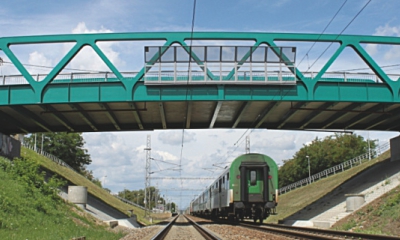 Nový silniční most v obci Pouzdřany