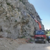 Zajištění skalních svahů v portálové oblasti tunelu Omiš v Chorvatsku