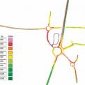 Obr. 9 – Grafická analýza jízdní rychlosti [km/h]