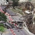 Havárie při výstavbě hloubeného úseku metra v Singapuru