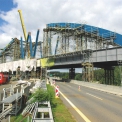 Pohled na most před osazením „klenáku“