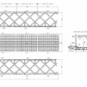 Dílenská sestava mostovky a hlavních nosníků