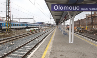 ALPINE staví na železnici: Rekonstrukce žst. Olomouc