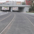 Pohled z mostu do podjezdu ČD