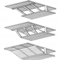 Obr. 2 – Vnější vzpěry tvořené: a) pruty, b) příhradovinou, c) deskami