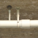 Detail napojení na odvodňovací trubičku