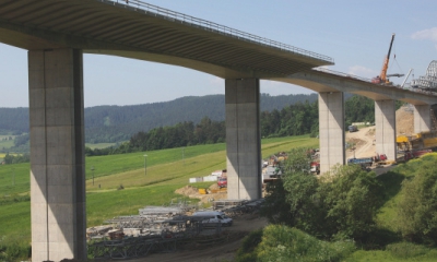 Viadukty s postupně betonovanou nosnou konstrukcí