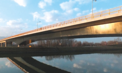 Nový most přes Váh v Trenčíně
