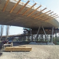 Most ve výstavbě, duben 2015