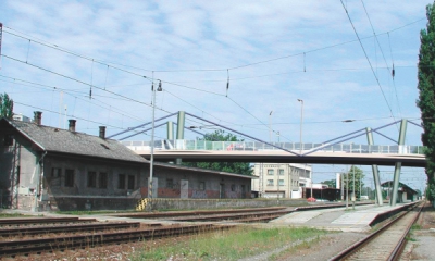 Přemostění trati v Poděbradech – vývoj projektu