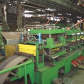 Linka pro výrobu svodidel v ostravském Arceloru