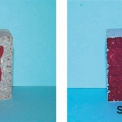 Působení a funkčnost různých typů hydrofobizace. Vlevo na bázi silanu, který proniká do struktury betonu. Vpravo na bázi siloxanu, který vytváří pouze povrchový vodoodpudivý efekt.