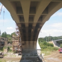 Sanovaná nosná konstrukce mostu