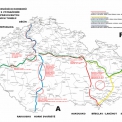 Obr. 1 – Železniční koridory ČR