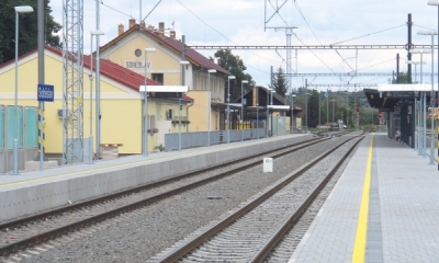 V úseku Veselí nad Lužnicí – Soběslav se po železnici cestuje pohodlněji