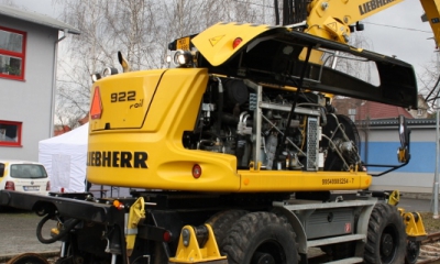 Předváděcí akce strojů Liebherr pro údržbu a opravy železničních tratí