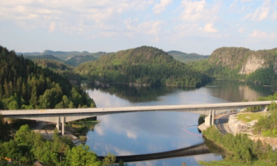 Češi postavili čtyři mosty přes Vassbotn v Norsku