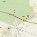 Obr. 8 – Pokusný úsek dálnice D11 km 24,385 – km 25,568 (pravá strana)