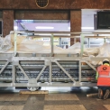 Výměna eskalátorů ve stanici metra Smíchovské nádraží