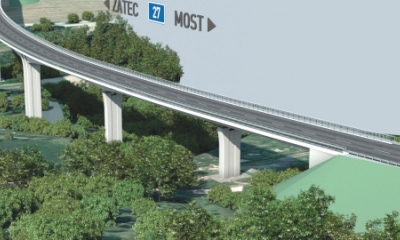 SMP CZ realizuje most přes údolí Chomutovky