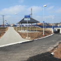 Nová zastávka Opatovice nad Labem – přístup na nástupiště, přístřešek pro jízdní kola, podchod pro pěší a cyklisty