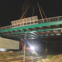 Obr. 7 – Nastrojený most Ladná včetně odvodnění před usazením