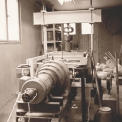 Velký krabicový smykací přístroj v laboratoři ve Stromovce (1965)
