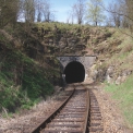 Jižní portál Teplického tunelu před rekonstrukcí