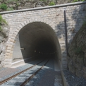 Jižní portál Teplického tunelu po rekonstrukci