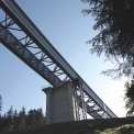 Obr. 6 – Příčný posun při výsunu mostu Vŕšok u podpěry P6