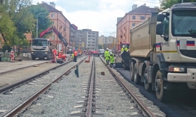 Modernizace tramvajových tratí v Košicích